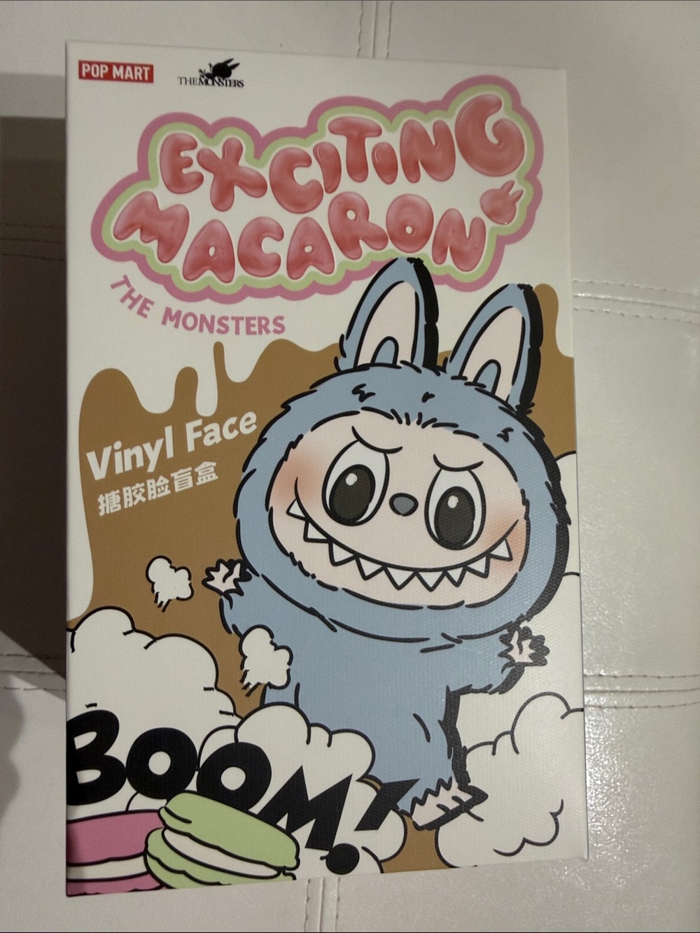 POP MART Exciting Macaron The Monsters Vinyl Figure - Blue & Pink Blind Box!!!